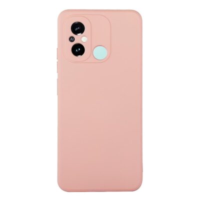 Rausvas dėklas Xiaomi Redmi 11A 12C Poco C55 X-level Dynamic su kamera ir žalia apdaila