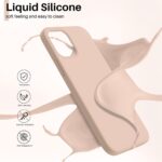 Rausvas dėklas Xiaomi Redmi 12 Liquid Silicone 1.5mm, apsaugantis, patogus odai ir atsparus įbrėžimams
