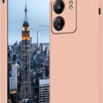 Rausvas dėklas Xiaomi Redmi 13C Liquid Silicone 1.5mm aplink telefoną su matomu kamerų išpjovimu