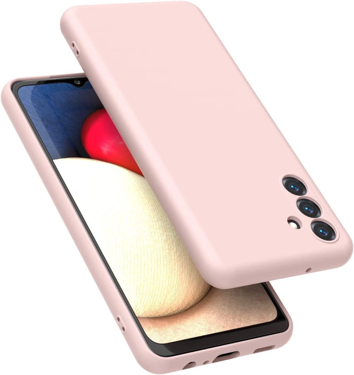 Rausvas silikoninis dėklas Samsung Galaxy A346 A34 5G Liquid Silicone 1.5mm Rausvas silikoninis dėklas Samsung Galaxy A346 A34 5G Liquid Silicone 1.5mm, matomas nuo priekio ir nugarėlės
