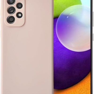 Rausvas silikoninis dėklas Samsung Galaxy A525 A52 4G ir A526 A52 5G modeliams