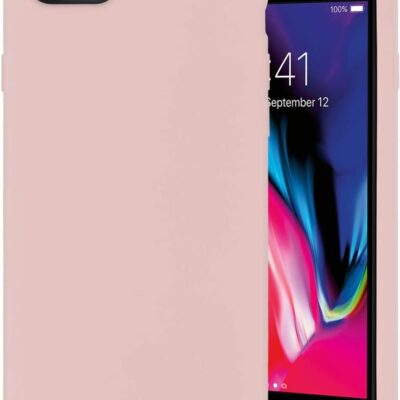 Rausvos spalvos silikoninis dėklas Apple iPhone 7, 8, SE 2020 modeliams