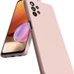 Rozinio smelio deklas Samsung Galaxy A325 A32 4G Mercury Silicone matomas is priekio ir galo