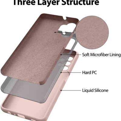 Rožinio smėlio dėklas Samsung Galaxy A336 A33 5G Mercury Silicone su trimis apsauginėmis sluoksniais