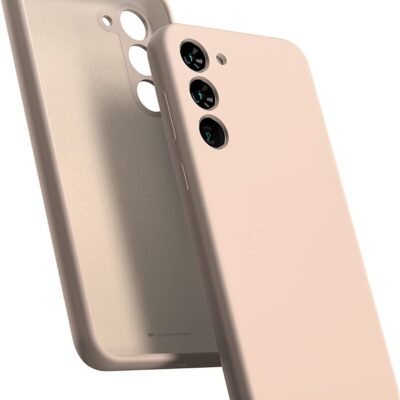 Rozinio smelio deklas Samsung Galaxy S916 S23 Plus 5G Mercury Silicone spalvos, apsauginis silikoninis