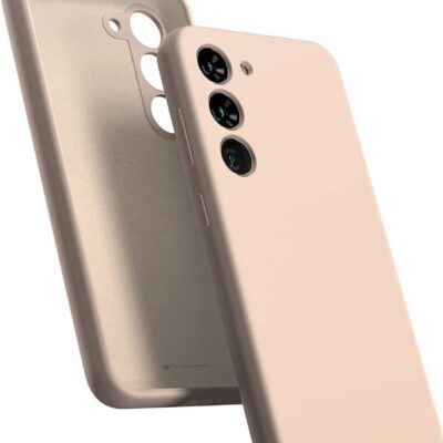 Rožinio smėlio dėklas Samsung Galaxy S936 S25 Plus Mercury Silicone minkštas ir plonas