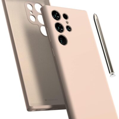 Rozinio smelio deklas skirta Samsung Galaxy S938 S25 Ultra is silikonines medziagos su skylemis kameros lencem