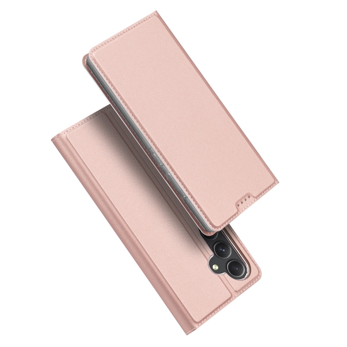 Rozinis-auksinis atverciamas deklas Samsung A356 A35 5G Dux Ducis Skin Pro Rozinis-auksinis atverciamas deklas Samsung A356 A35 5G Dux Ducis Skin Pro is spalvotas rožinės ir auksinės spalvos