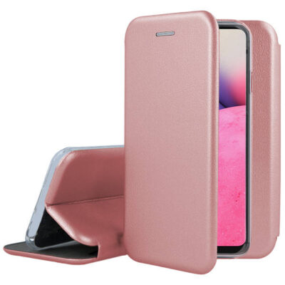 Rozinis-auksinis atverciamas deklas Samsung A536 A53 5G is dirbtines odos