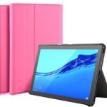 Rožinis dėklas Lenovo Tab M10 3rd Gen TB328FU TB328XU 10.1 colio folio cover