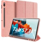 Rozinis deklo Samsung T870 T875 Tab S7 11 medzio tekstura ir nugaros kamera