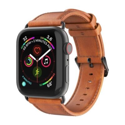 Ruda apyrankė Dux Ducis Business Series Apple Watch 42 44 45 49mm su užsegimu ir siūlėmis