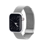 Sidarbinė apyrankė Dux Ducis Milanese Series Apple Watch su sidabro spalvos metaline tinklelio tipo juosta