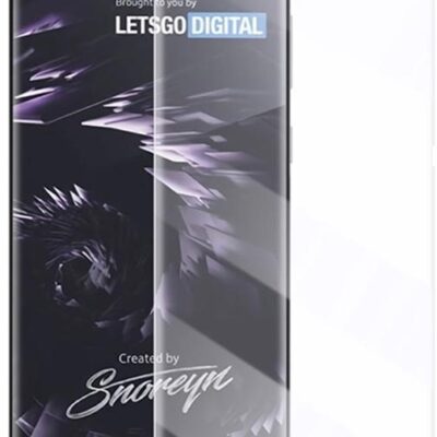 Skaidrus apsauginis stikliukas Samsung Galaxy S21 Ultra Nano Optics 5D UV Glue ant telefono ekrano