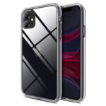Skaidrus dėklas Apple iPhone 11 Pro X-level Space II su matomu telefono ekranu ir kamera