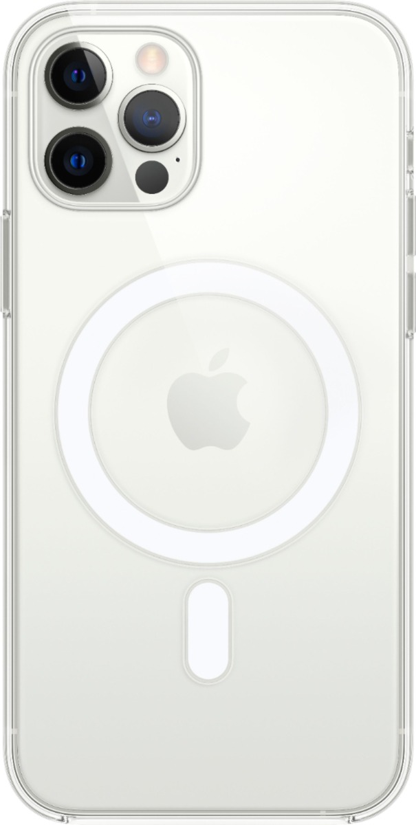 Skaidrus dėklas Apple iPhone 12 Pro MagSafe Clear Skaidrus dėklas Apple iPhone 12 Pro su MagSafe kišene ir fotoaparato apsauga