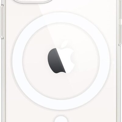 skaidrus deklas apple iphone 13 mini magsafe clear 1,5mm su matoma kamera ir apple logo