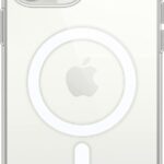 Skaidrus dėklas Apple iPhone 13 Pro MagSafe Clear 1,5mm su matomu MagSafe žiedu ir kamera