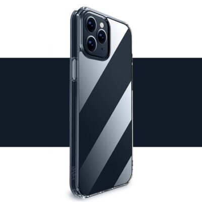 Skaidrus dėklas Apple iPhone 13 Pro Max X-level Space II su matoma kameros dalimi ir minimalistiniu dizainu