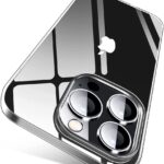 Skaidrus dėklas Apple iPhone 14 Pro Max X-level Space II apsaugantis kamerą ir galinį paviršių