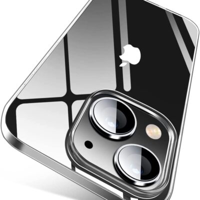 Skaidrus dėklas Apple iPhone 14 X-level Space II, matomas telefono galinės kameros apsauginis dangtelis