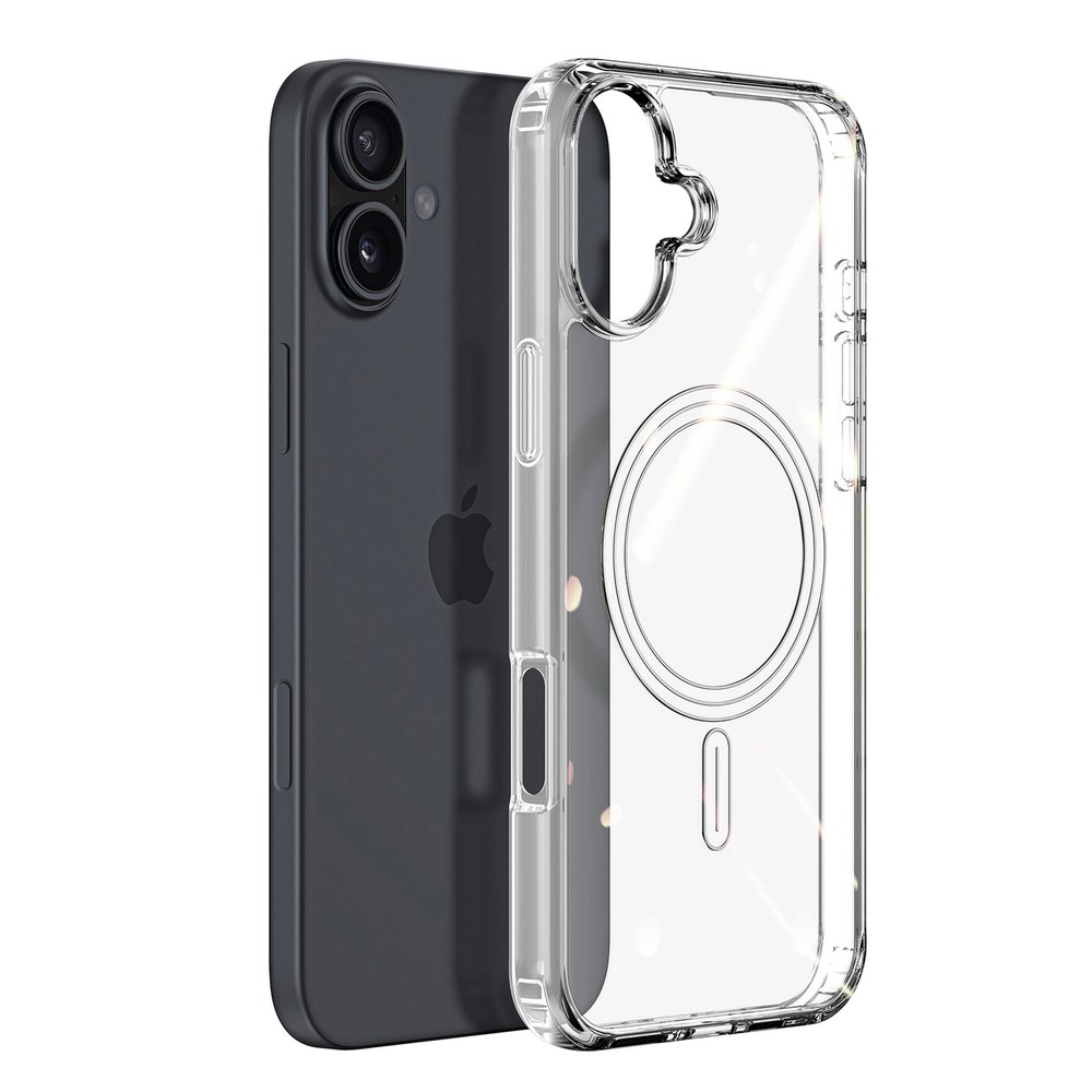 Skaidrus dėklas Apple Iphone 16 Plus Dux Ducis Clin Magsafe Skaidrus dėklas Apple Iphone 16 Plus Dux Ducis Clin Magsafe su apvaliu magnestu