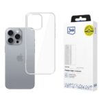 skaidrus deklas apple iphone 16 pro 3mk 1,2mm su korpusu ir originalia pakuote
