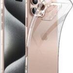 Skaidrus deklas Apple iPhone 16 Pro X-level Antislip, matomas permatomas lankstus deklas prie telefono