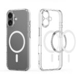 Skaidrus dėklas Apple Iphone 17 Dux Ducis Clin Magsafe su aiškiu dizainu ir apsauga kamerai