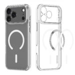 Skaidrus deklas Apple Iphone 17 Pro Dux Ducis Clin Magsafe su skyliu kamerai ir magnetiniu ziedu
