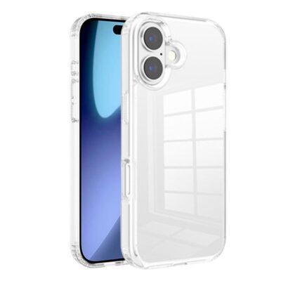 Skaidrus deklas Apple iPhone 17 X-level Space II, matomas priekinis ir galinis deklas su kamera