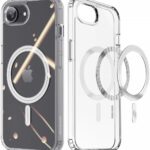 Skaidrus dėklas Apple iPhone 16E Dux Ducis Clin Magsafe su magnetiniu žiedu