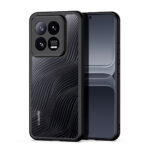 Skaidrus deklas Dux Ducis Aimo telefonui Xiaomi 14 Pro su juoda riba ir vagojimu