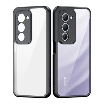 skaidrus dekla dux ducis aimo telefonui xiaomi redmi 15 4g redmi 15 5g su juodomis krasteliais