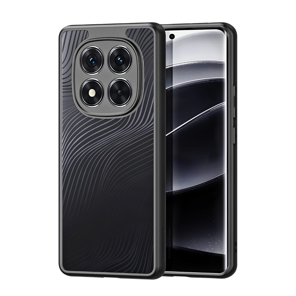 Skaidrus dėklas Dux Ducis Aimo Xiaomi Redmi Note 14 Pro 4G Skaidrus dėklas Dux Ducis Aimo telefonui Xiaomi Redmi Note 14 Pro 4G juodos spalvos su raštu