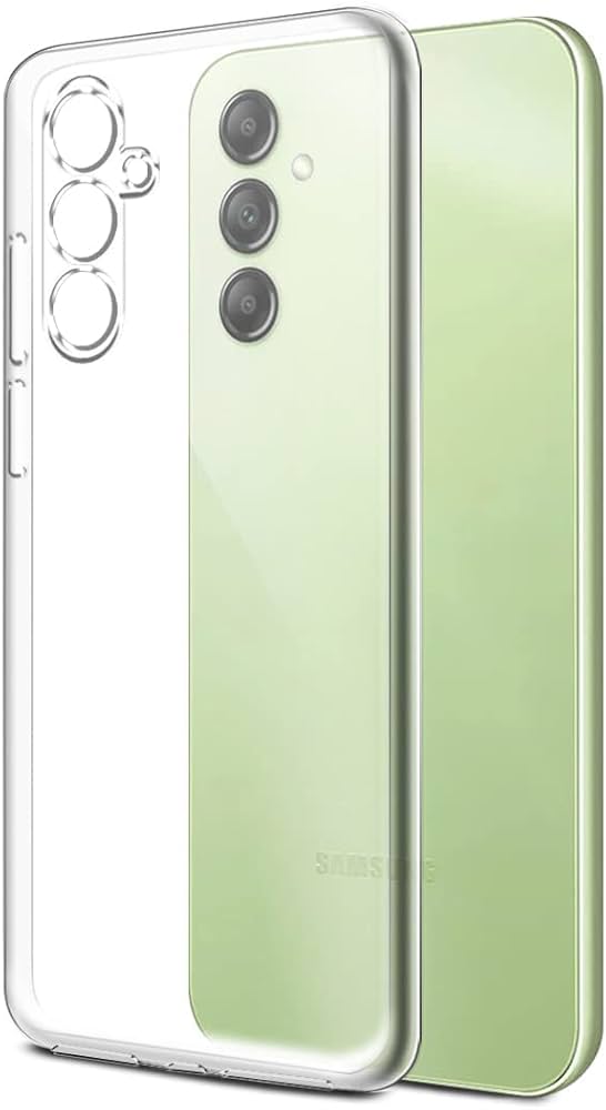 Skaidrus dėklas Samsung A175 A17 4G Mercury Clear Skaidrus dėklas Samsung A175 A17 4G Mercury Clear matomas prie žalsvo Samsung telefono