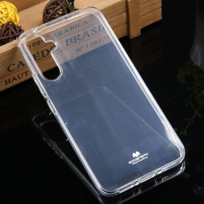 Skaidrus deklas Samsung Galaxy A057 A05s Mercury Clear ant medinio fono