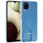 Skaidrus dėklas Samsung Galaxy A125 A12 su matomu telefonu ir kameros apsauga