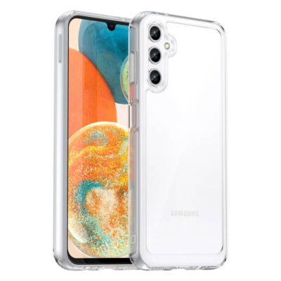 Skaidrus dėklas Samsung Galaxy A146 A14 5G X-level Antislip aplink telefoną