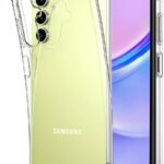 Skaidrus deklas Samsung Galaxy A155 A15 4G su apsauga kameroms ir telefonu