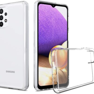 Skaidrus deklas Samsung Galaxy A326 A32 5G X-level Antislip apsaugo telefoną išlaikant jo dizainą