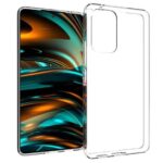 Skaidrus deklas Samsung Galaxy A536 A53 5G Mercury Clear su matoma kamera ir ekranu