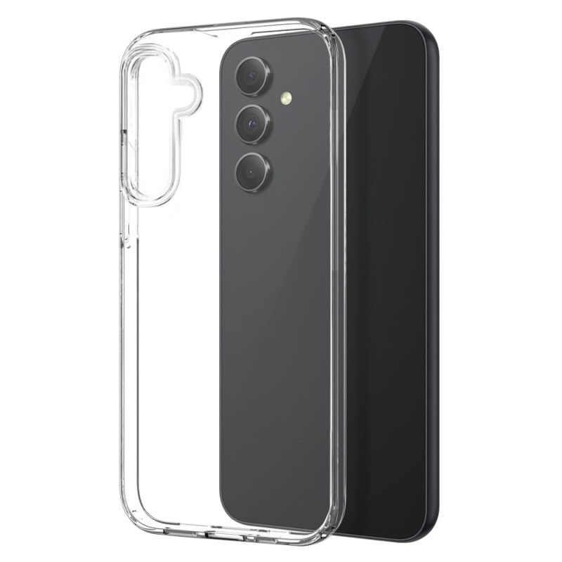 Skaidrus dėklas Samsung Galaxy A556 A55 5G X-level Antislip Skaidrus dėklas Samsung Galaxy A556 A55 5G X-level Antislip prie nespalvoto telefono