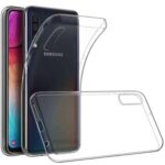 Skaidrus deklas Samsung Galaxy A705 A70 X-level Antislip priekinis ir galinis vaizdas