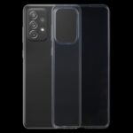 Skaidrus deklas Samsung Galaxy A736 A73 5G Mercury Clear aplink juoda telefona su kamera