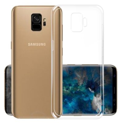 Skaidrus dėklas Samsung Galaxy G960 S9 X-level Antislip ant auksinės Samsung telefono nugarėlės