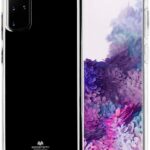 Skaidrus dėklas Samsung Galaxy G986 S20 Plus Mercury Clear matomas ant telefono