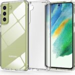 Skaidrus deklas Samsung Galaxy G990 S21 FE 5G Mercury Clear su keliomis perspektyvomis