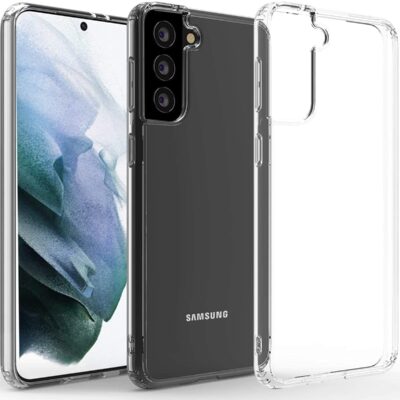 Skaidrus dėklas Samsung Galaxy S21 / S30 X-level Antislip su matomu telefonu