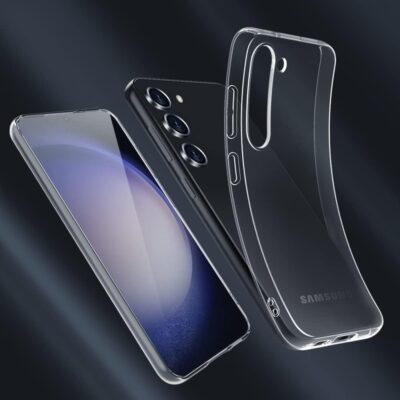 skaidrus dekla samsung s918 s23 ultra 5g x-level space ii skirtas apsaugoti telefona is visu pusių